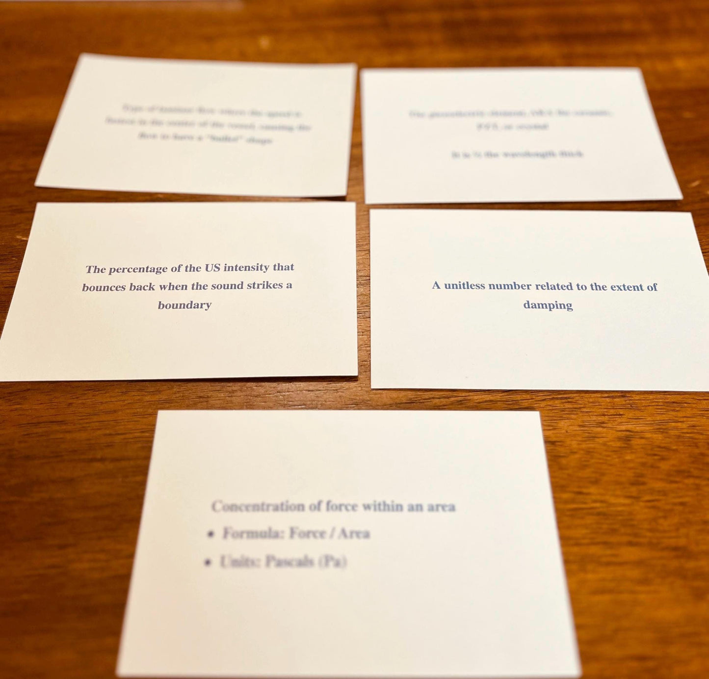 Ultrasound Physics Matching Game/Flashcards for SPI